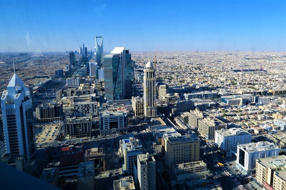 Saudi Arabia cityscape - neighborhood view